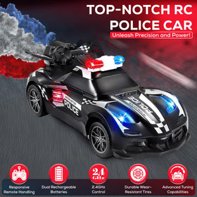 TOOTY TOY police car rear smoke spray for realistic chases