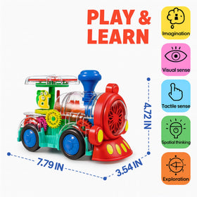 TOOTY TOY inner gear view showing clear construction