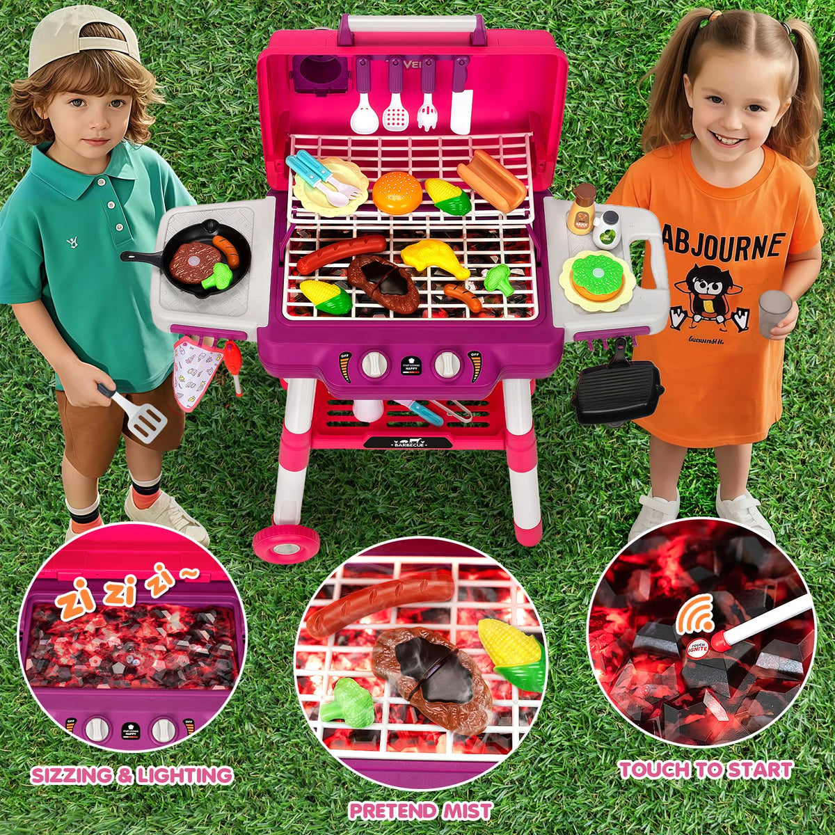 TooyBing 35-piece accessories set for imaginative cooking play