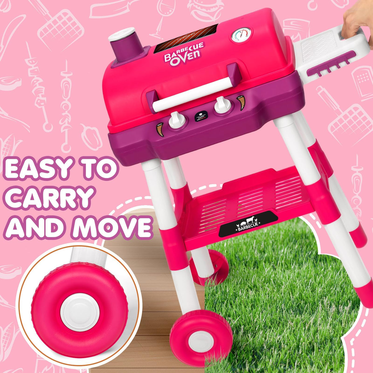 TooyBing glowing coals with safe water vapor for realistic play
