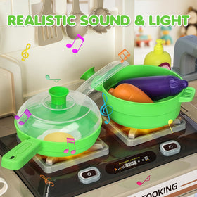 TooyBing fridge and oven doors promote kids' organization and role-play fun.