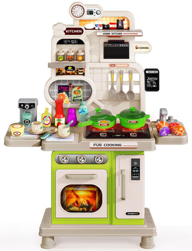 TooyBing Kids Kitchen Stove with lights sparks imaginative play and learning.