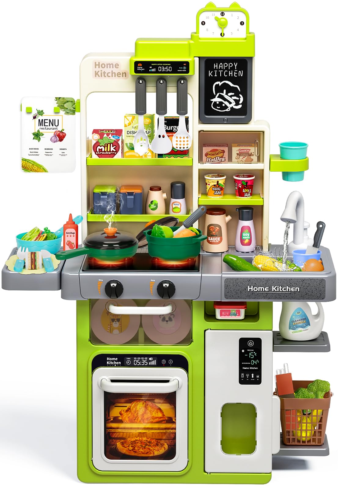 TooyBing kids play kitchen set with stove; colorful, inviting pretend cooking.