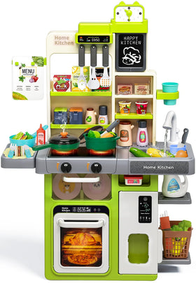 TooyBing kids play kitchen set with stove; colorful, inviting pretend cooking.