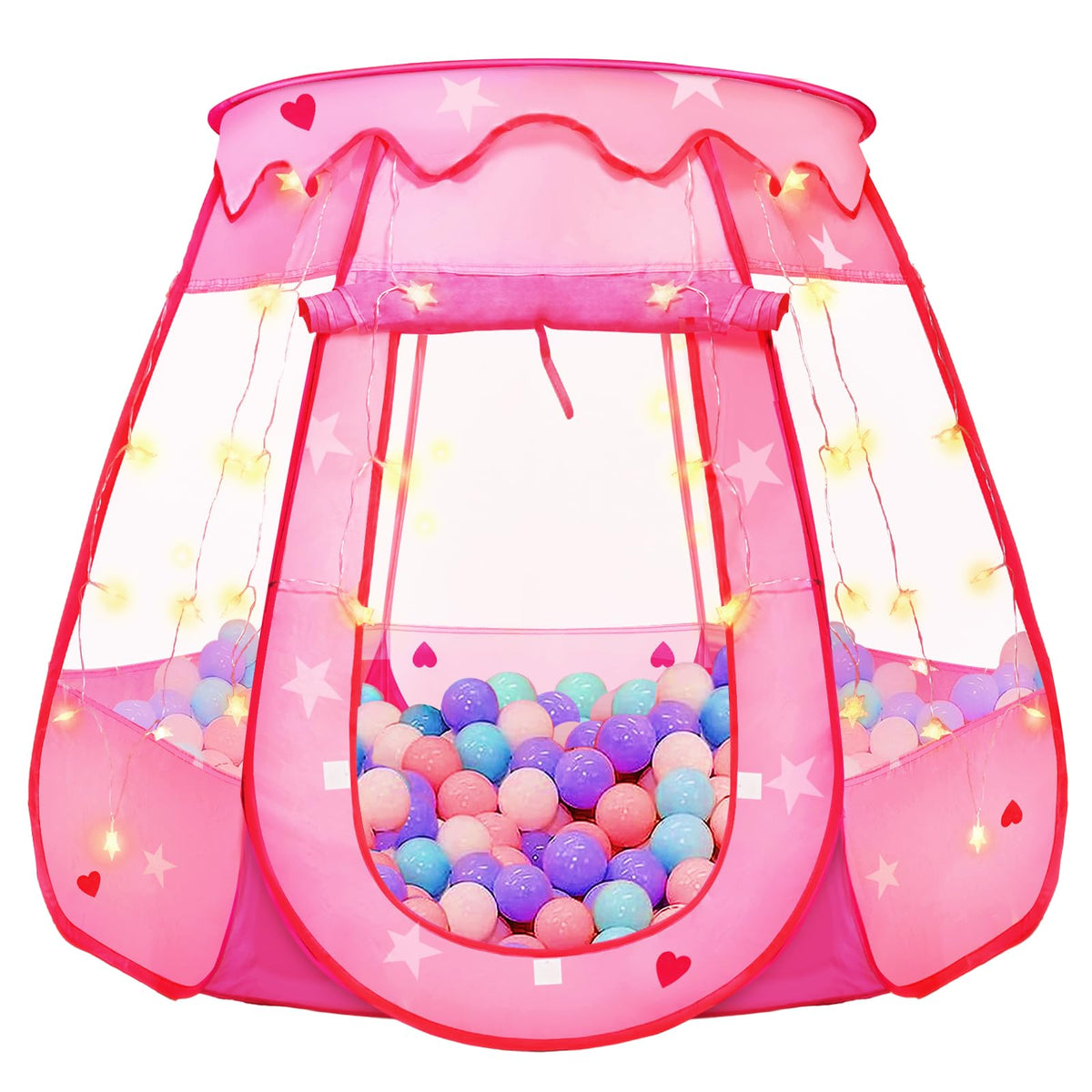 TooyBing pop-up princess tent ready for instant imaginative play