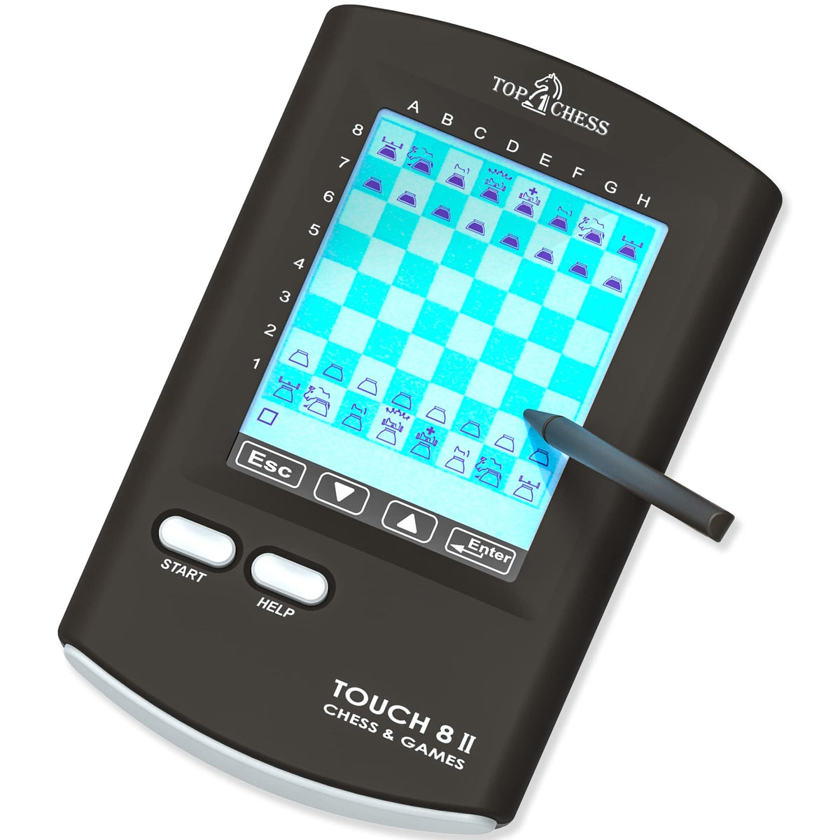 Top 1 Chess backlit screen enables evening games anywhere