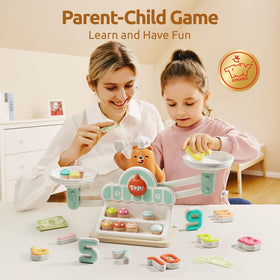 TOP BRIGHT Balance Math Game number blocks for early counting practice