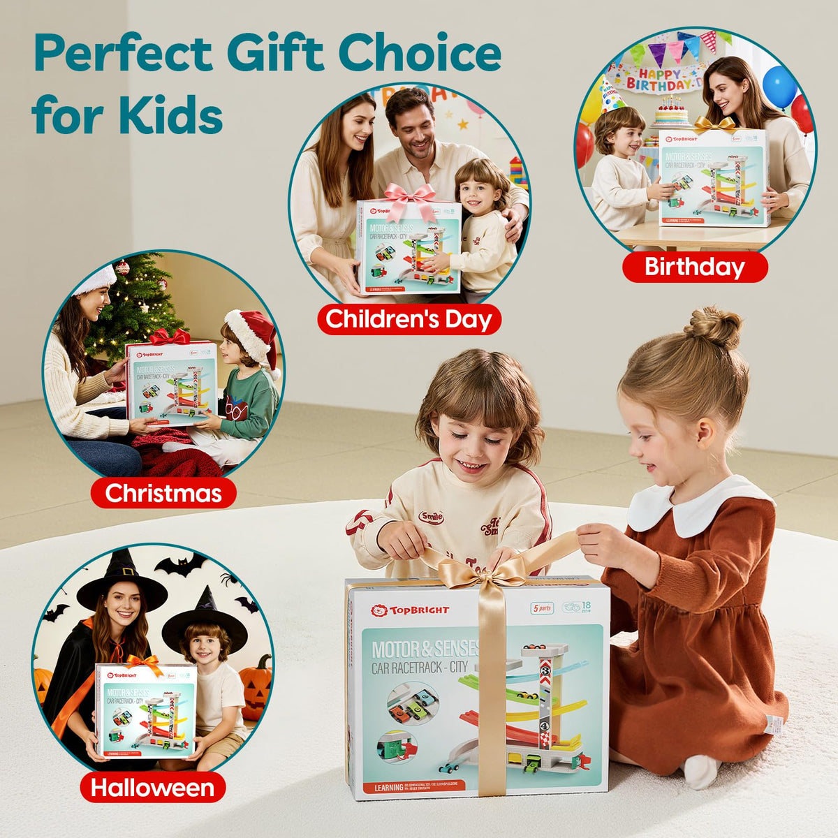 Top Bright BPA-free materials ensure safe play sessions.