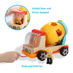 TOP BRIGHT wooden sorter features bright colors and polished edges for gentle play.