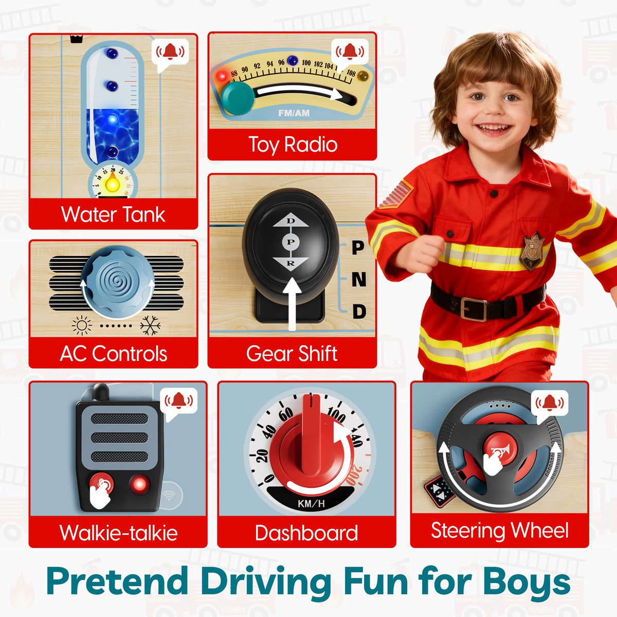 Top Bright Busy Board dashboard controls for hands-on learning