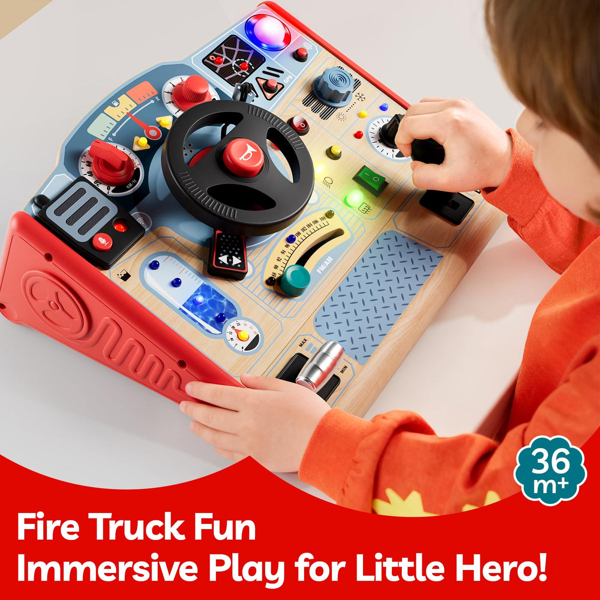 Top Bright Busy Board walkie-talkie supports communication play