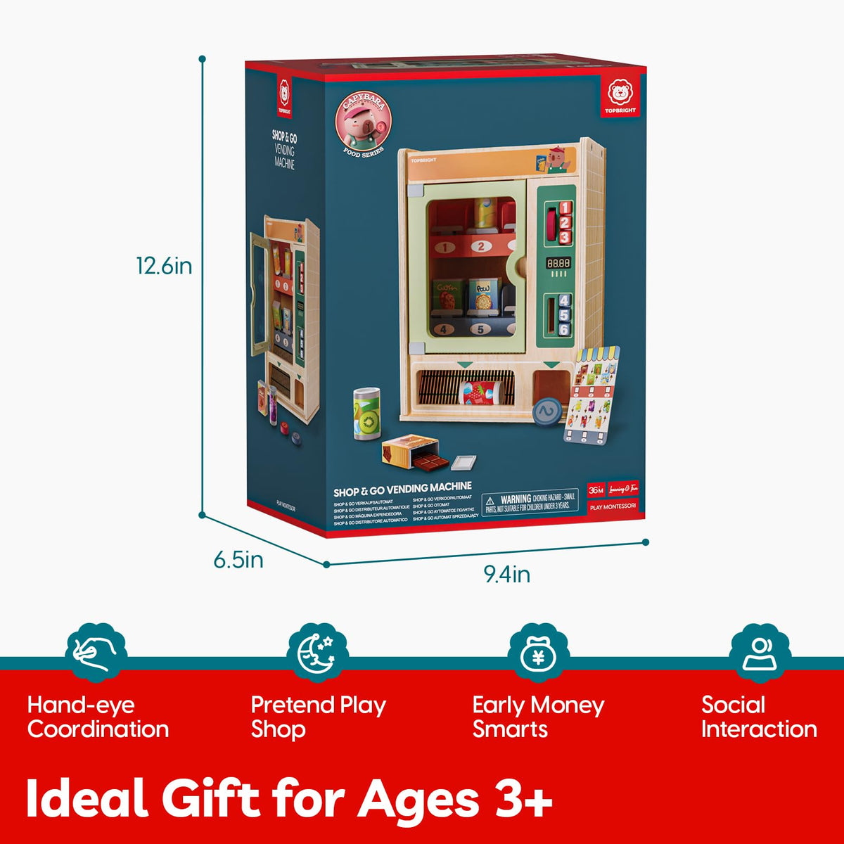 Top Bright capybara gift edition appeals as a unique Montessori-inspired gift