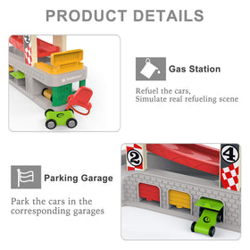 Top Bright gas station feature enhances fueling role-play for toddlers