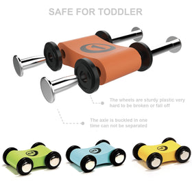 Top Bright rainbow track showing colorful, dynamic motion for toddlers