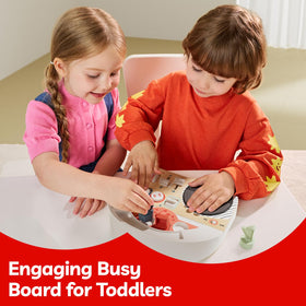 Top Bright DJ Busy Board portable size supports on-the-go learning.
