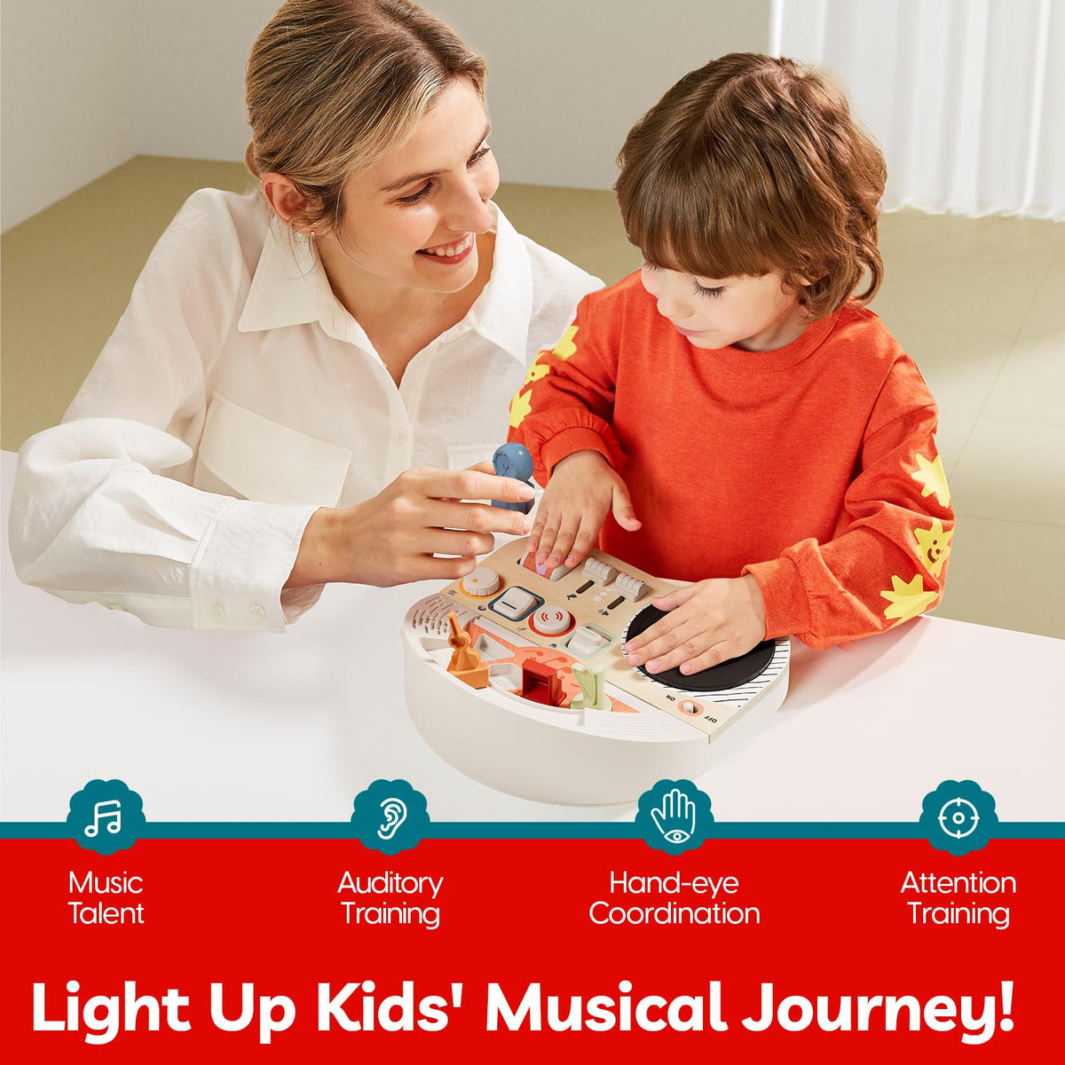 Top Bright DJ Busy Board sound effects engage auditory curiosity.