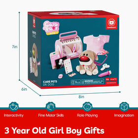 TOP BRIGHT Doctor Kit puppy nose color change adds playful surprise