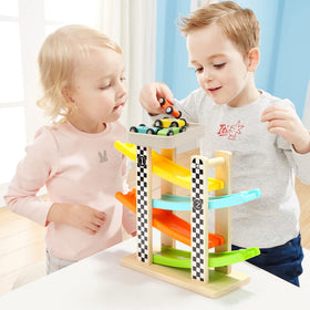 TOP BRIGHT durable wooden toy with wheels tested for safety