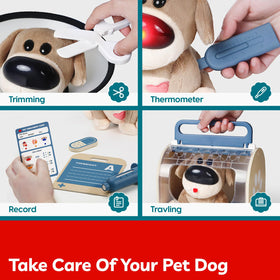TOP BRIGHT lights-and-sounds puppy for engaging interactive play.