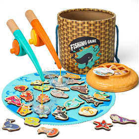 Top Bright Montessori fishing game pack promotes cooperative play and focus
