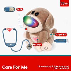 TOP BRIGHT puppy-diagnostic-card guides kids through simple health checks.