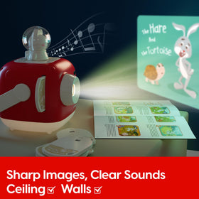 Top Bright Story Projector features a 30 minute auto shut-off for quiet nights.