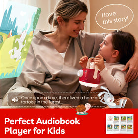 Top Bright Story Projector functions as a Bluetooth speaker for music and audiobooks.