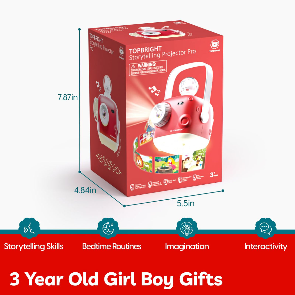 Top Bright Story Projector makes a thoughtful gift for kids and families.