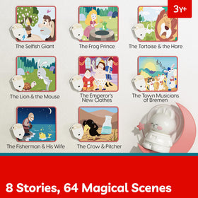 Top Bright Story Projector provides a soothing night light for bedtime comfort.