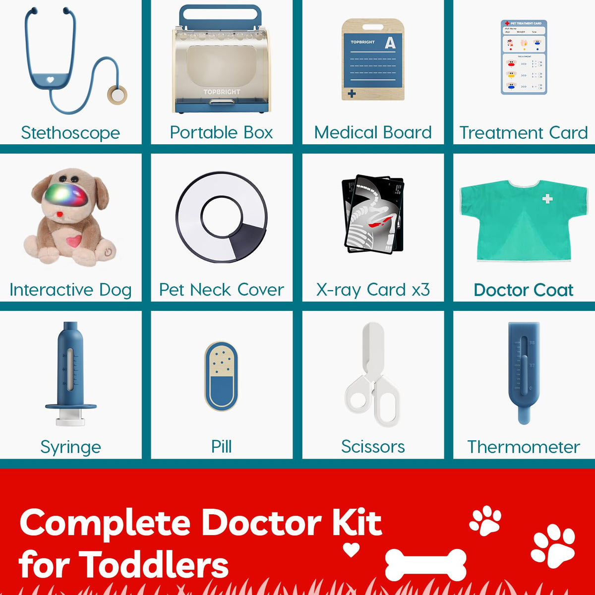 TOP BRIGHT vet-play gift sparks joy and imaginative learning.