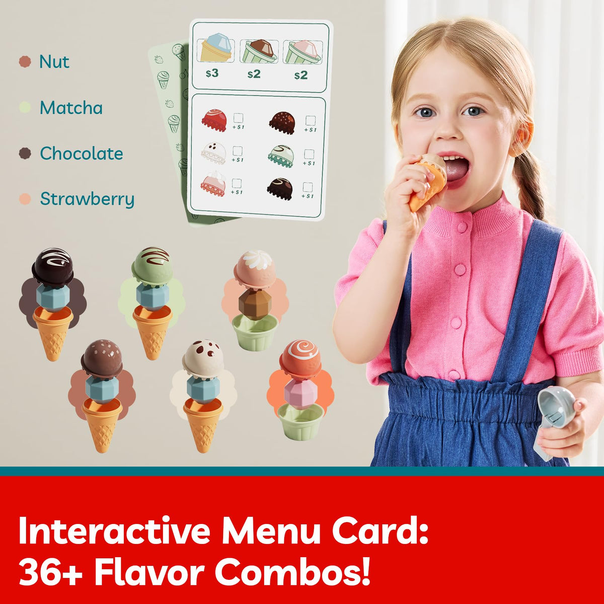 Top Bright menu card and banknotes support reading and currency recognition in play.