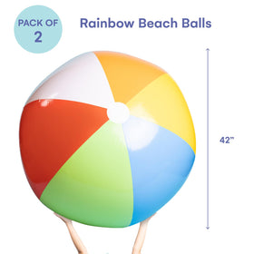 Patch kit included keeps Top Race beach balls ready for quick repairs.
