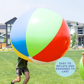 Top Race 42-inch beach ball ready for pool play and group games.