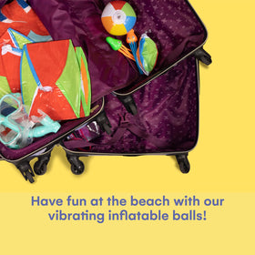 Durable plastic construction withstands lively play during summer parties.