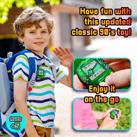 Top Secret Toys Giga Pet Floppy Frog in hand, ready for on-the-go care