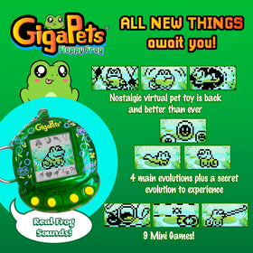 Top Secret Toys Giga Pet Floppy Frog vet-visit scene with care checks