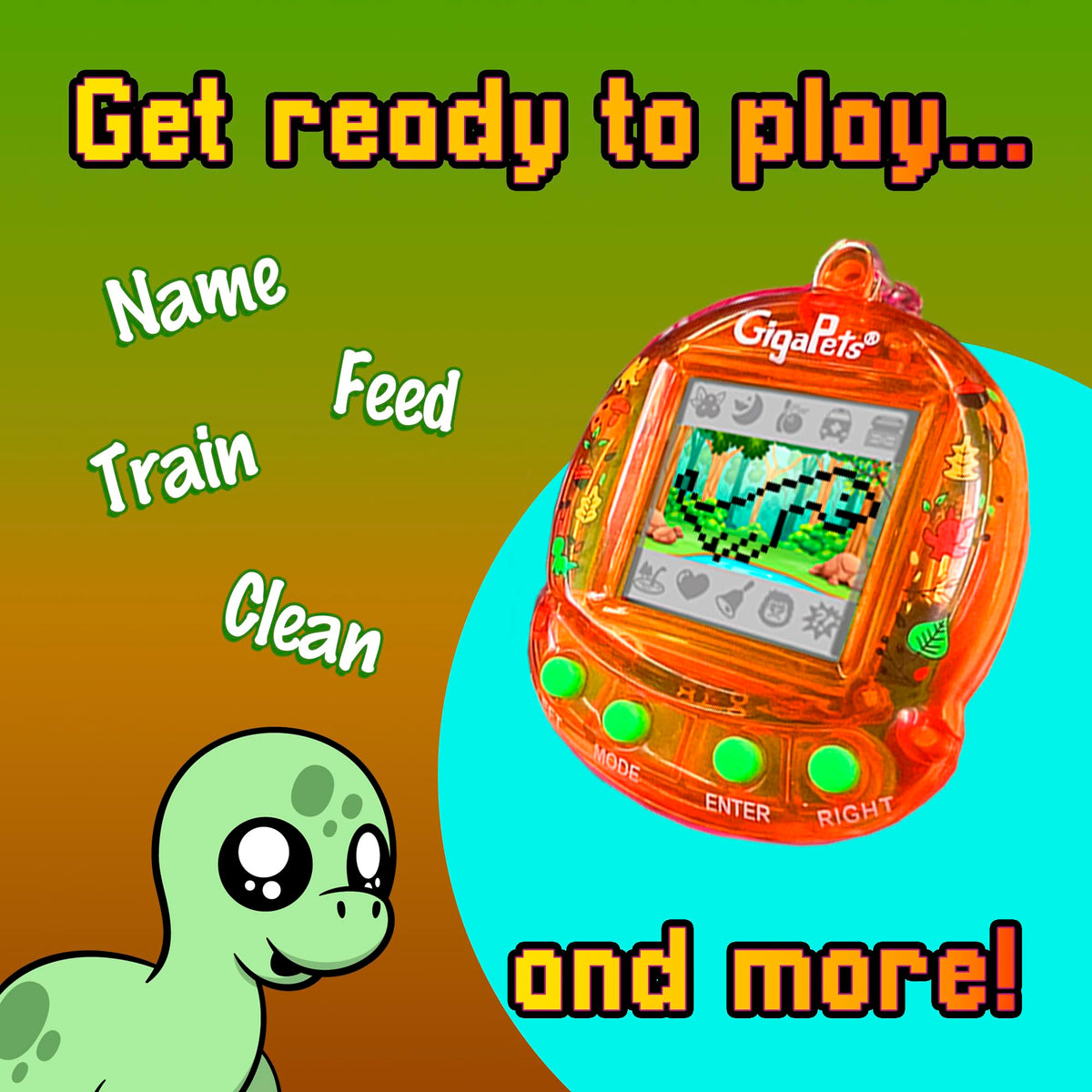 Top Secret Toys Giga Pets Cryptids mini games for skill and fun