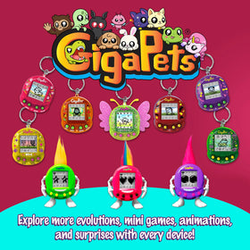 Top Secret Toys Giga Pets Cryptids virtual pet keychain for portable play
