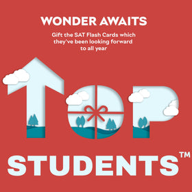 TOP STUDENTS SAT flash cards ideal for classroom and homeschool use