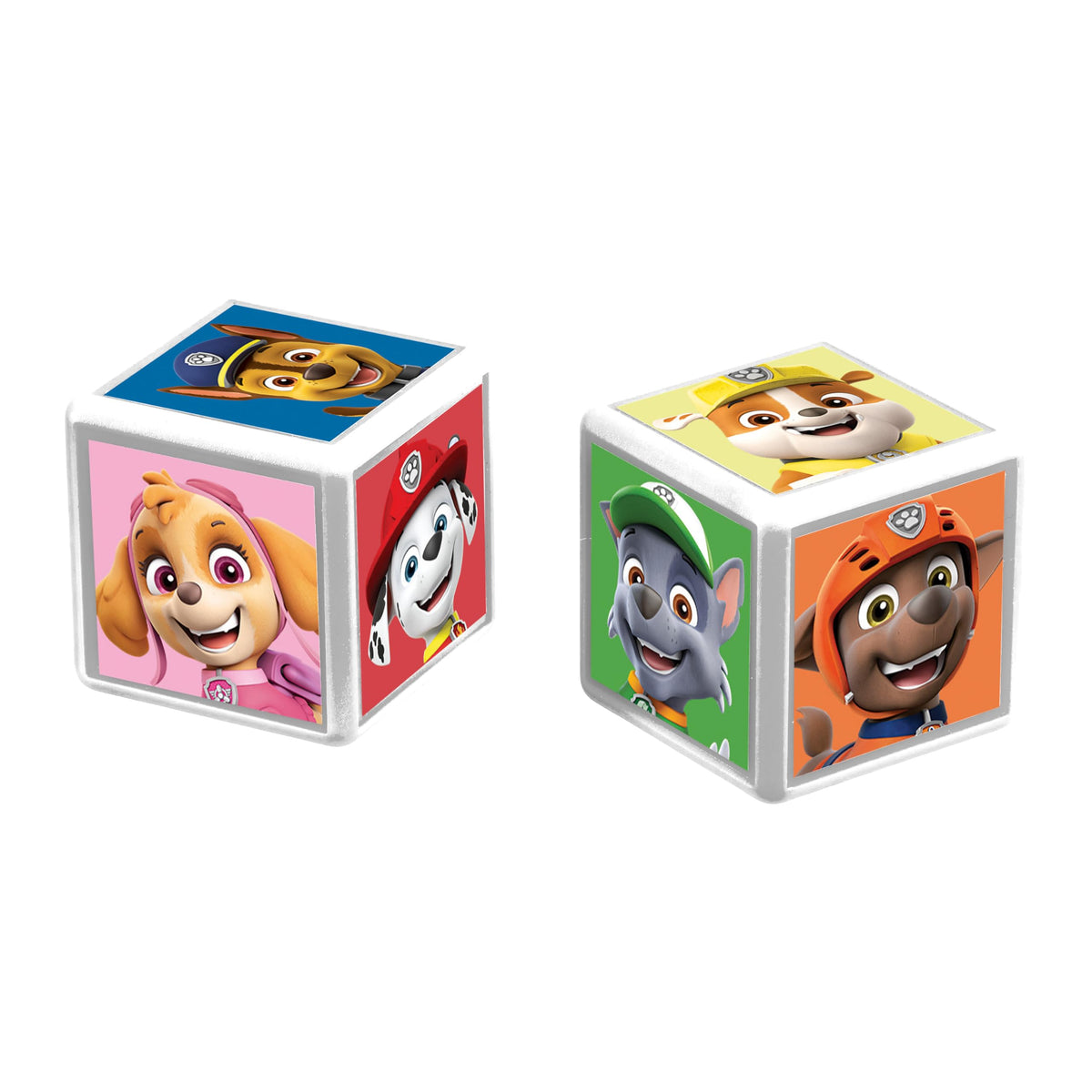 Top Trumps Paw Patrol cards showing characters for matching challenges.