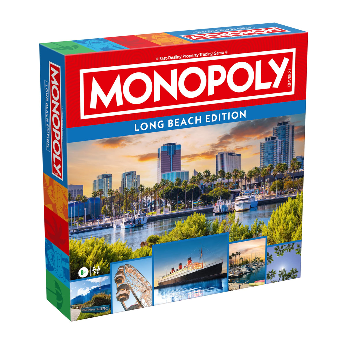 Top Trumps Monopoly Long Beach instruction sheet helps new players learn quickly