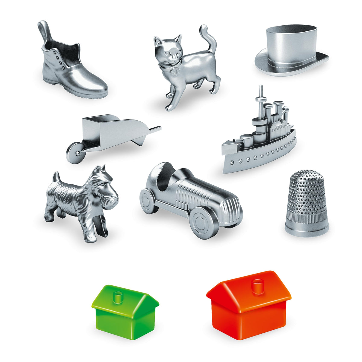 Top Trumps Monopoly Long Beach tokens add character to each player's piece
