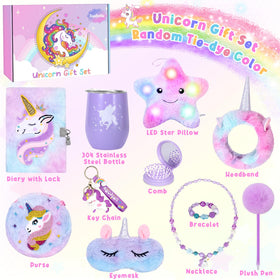 TopBeths unicorn LED star pillow lights softly to soothe nighttime moments.