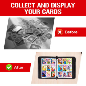 Topcolorusa double-sided pages reveal 9-pocket layout for dense card storage.