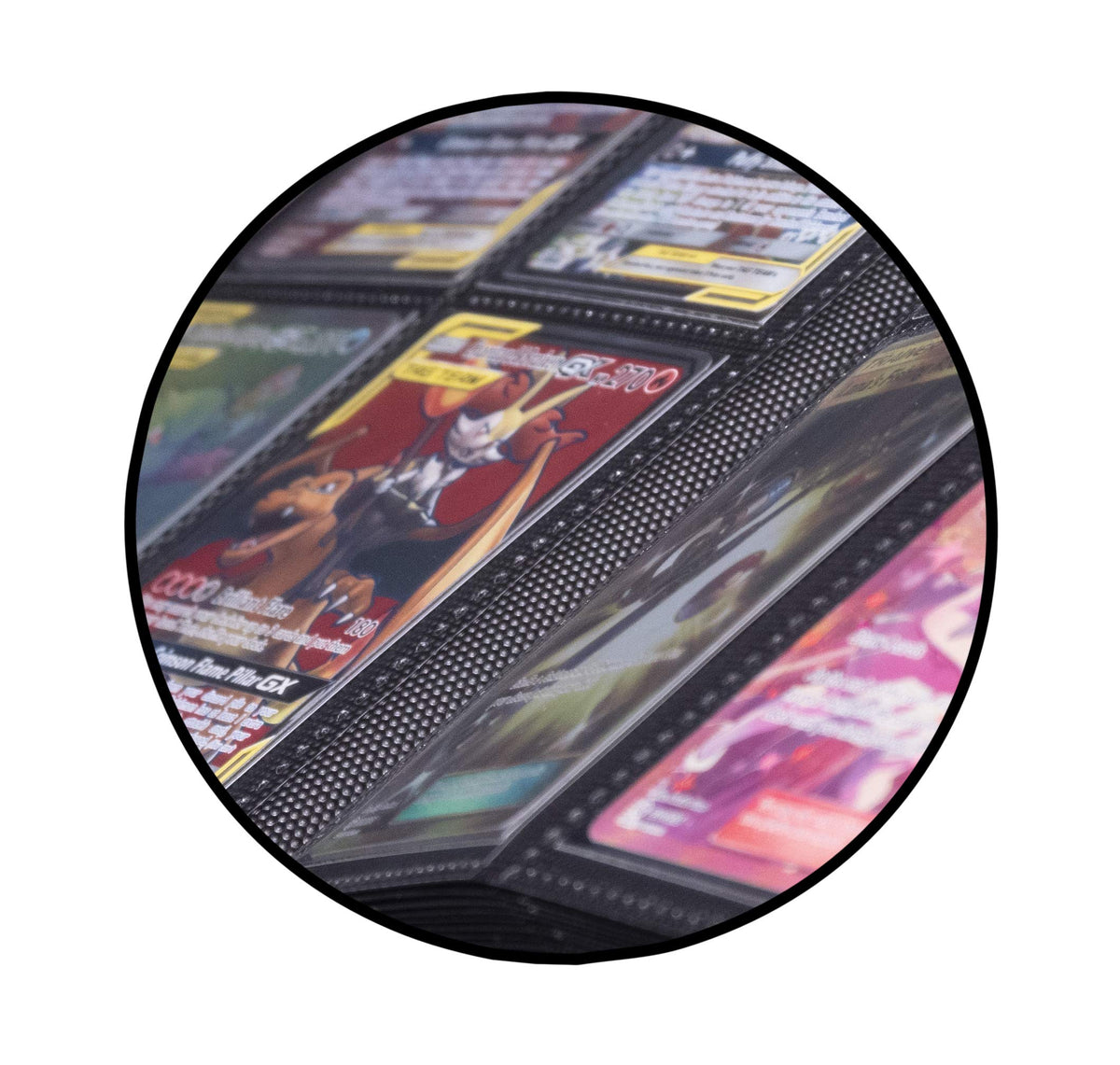 TopDeck 500 Card Ringless Zip Binder Pro stylish display for show and storage.