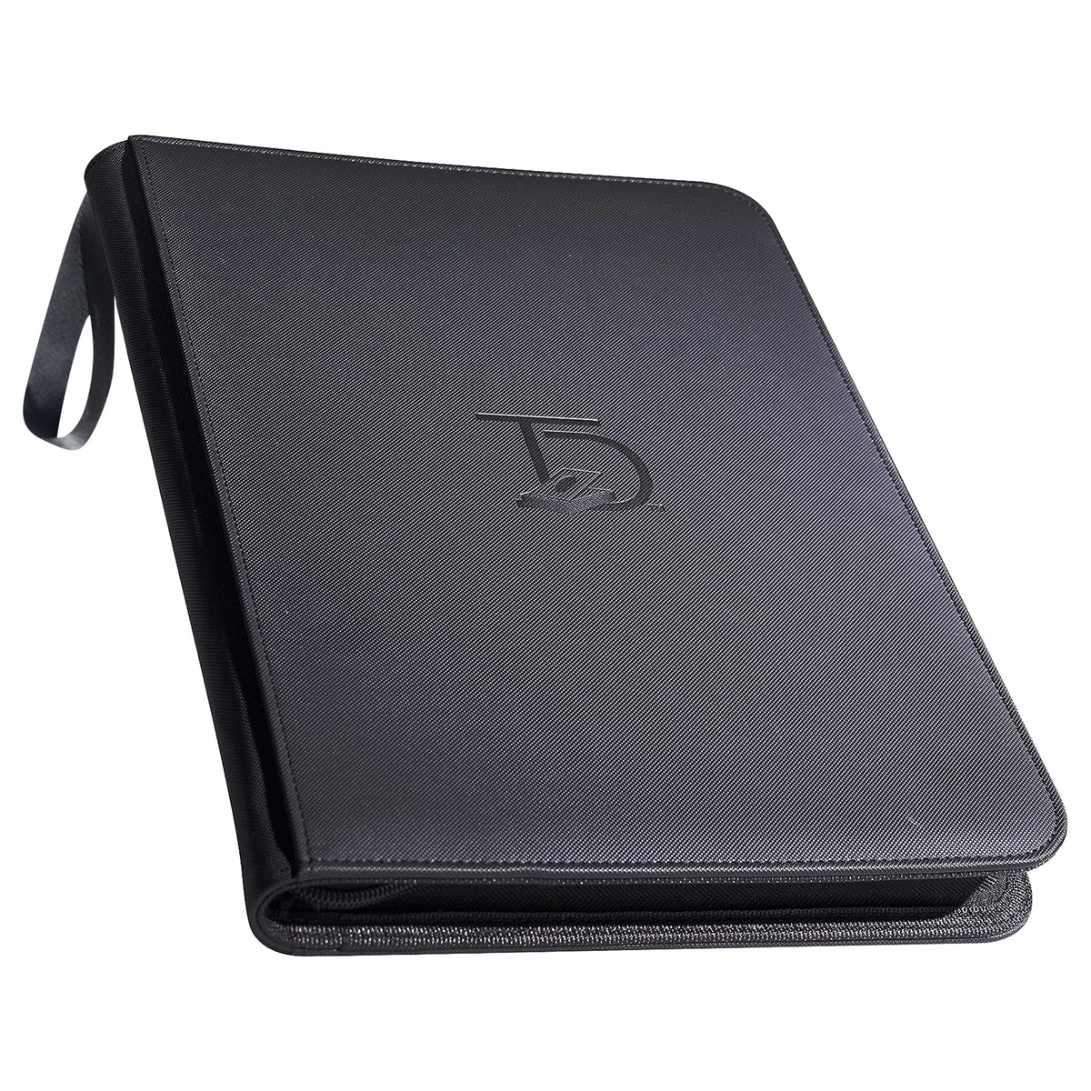 TopDeck binder showing side-load sleeves for quick access and protection.