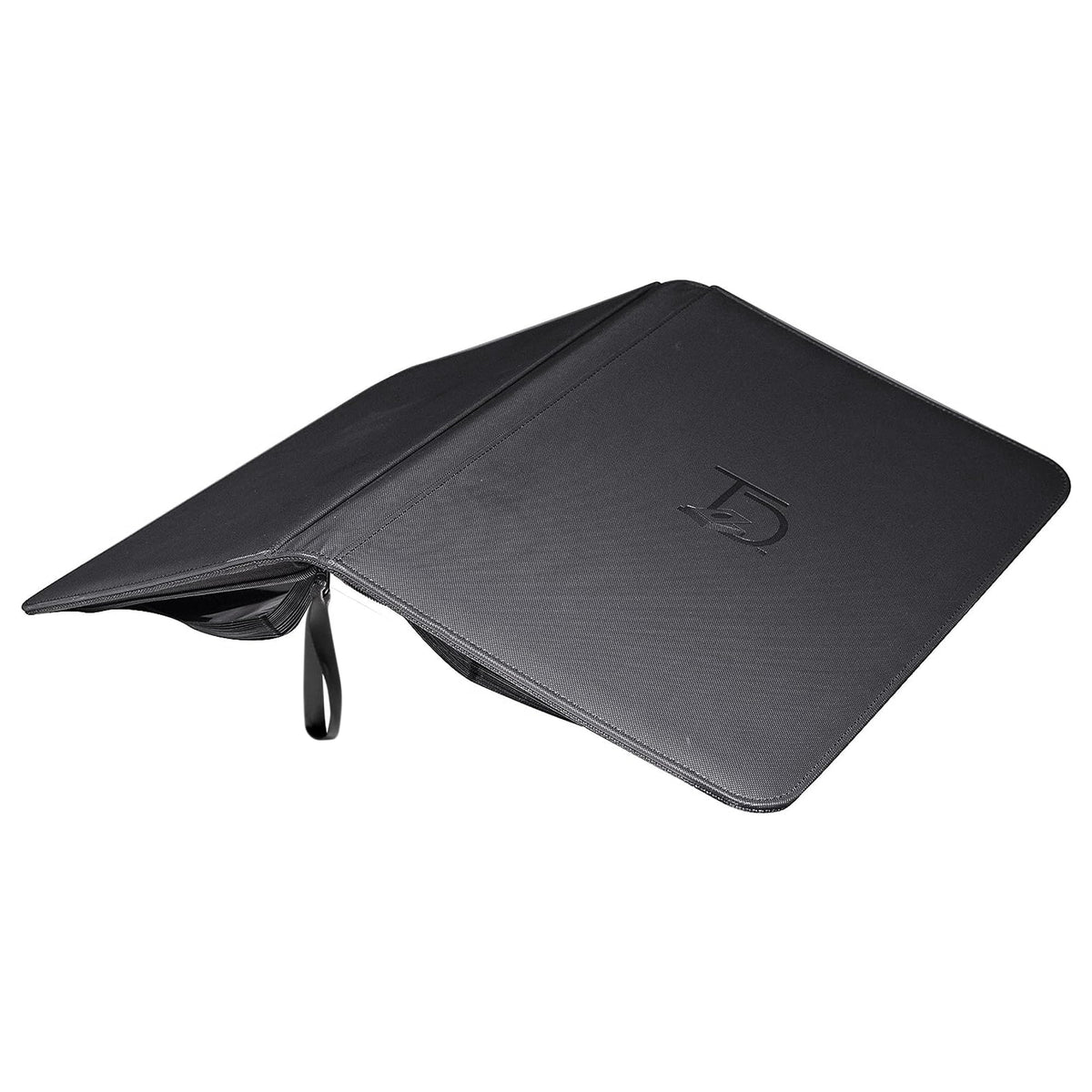 TopDeck binder featuring YKK zipper and PU leather tassel for durability and style.