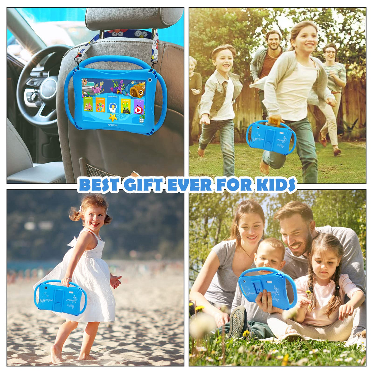TOPELOTEK Kids Tablet 32GB storage with expansion for more content
