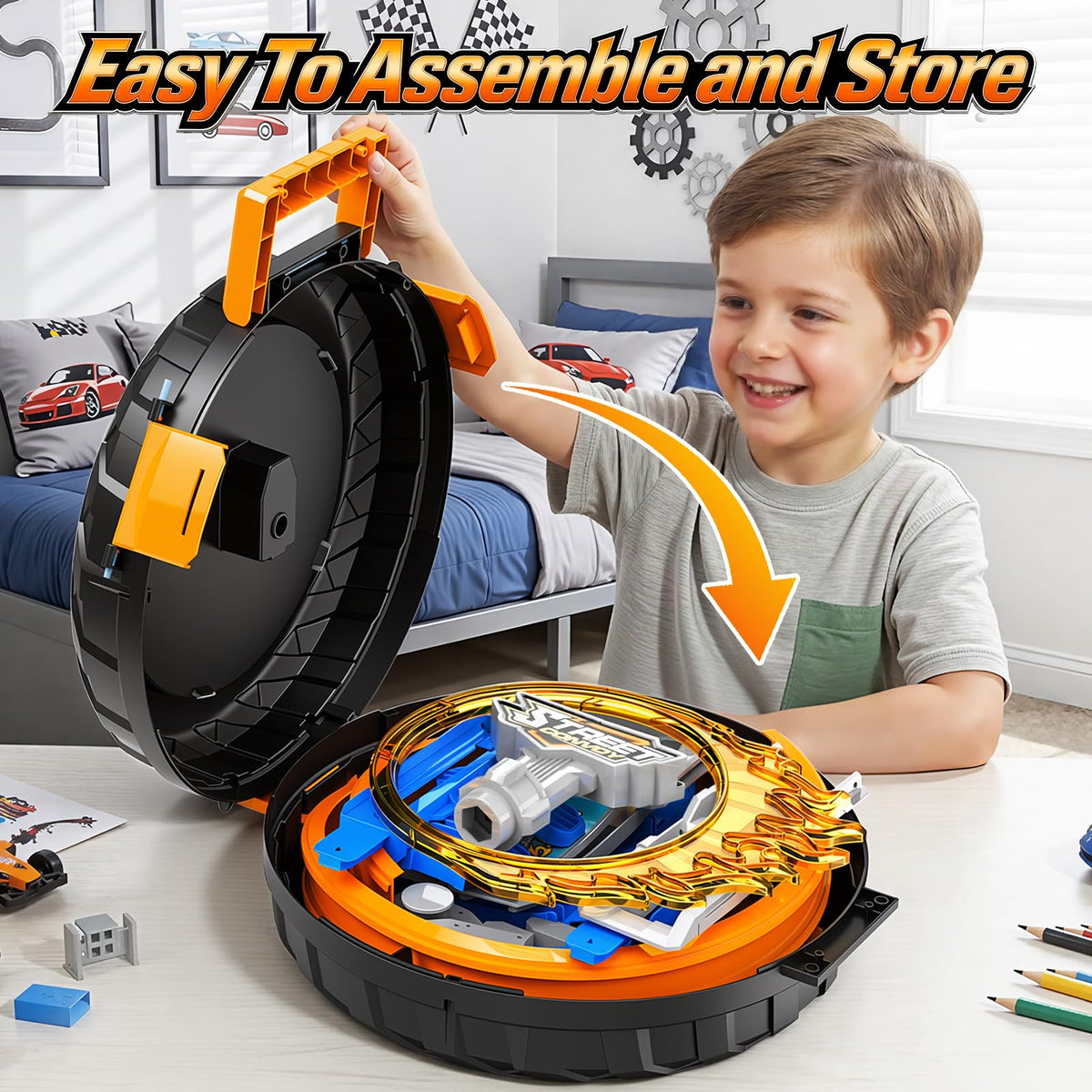 Topfresh durable track pieces withstand energetic racing sessions