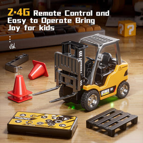 TOPMVP mini RC forklift toy obstacle course mode fostering creativity